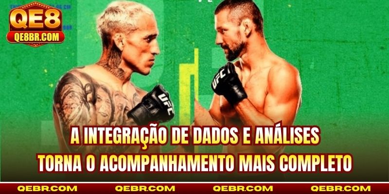 A integração de dados e análises torna o acompanhamento mais completo